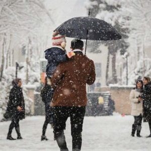 هواشناسی ایران1404/9/17؛هشدار نارنجی برف و باران برای 24 استان