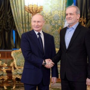 پزشکیان و پوتین در ترکمنستان دیدار می‌کنند