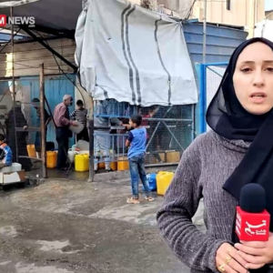 زندگی با یک گالن آب در هفته در اردوگاه المغازی نوار غزه