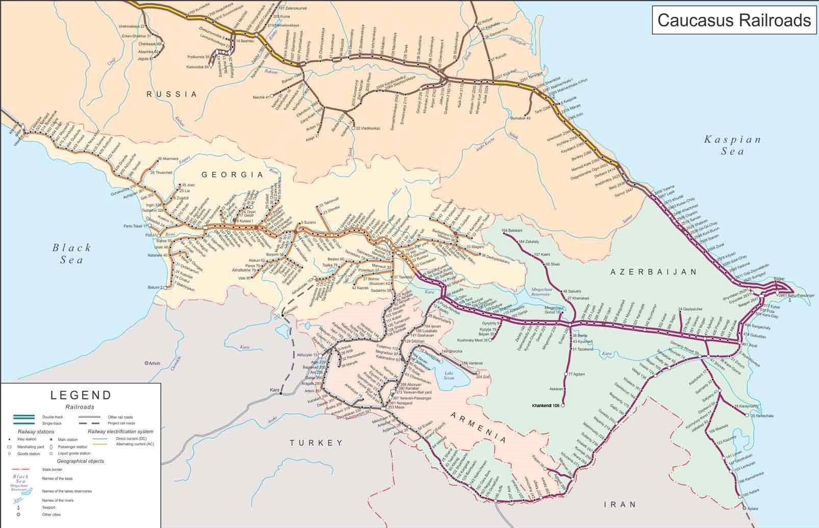 کریدور زنگهزور , کشور جمهوری آذربایجان , کشور "ارمنستان" , دونالد ترامپ , قفقاز , قطار , حمل و نقل ریلی جمهوری اسلامی ایران ,