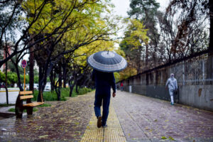 شیراز در بارش باران رحمت الهی