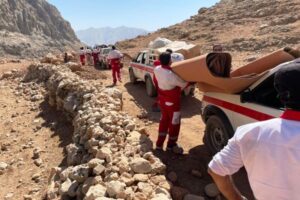 هلال‌احمر به ۲۲۱۶  نفر متأثر از باران در خوزستان امداد رسانی کرد