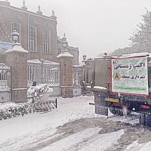 تجهیز ۳۰۰ دستگاه و ۵.۵ میلیون لیتر محلول یخ‌زدا برای زمستان در تبریز