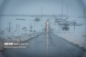 یخبندان در محورهای کوهستانی به سمت شاهرود؛ از سفر غیر ضروری پرهیز شود