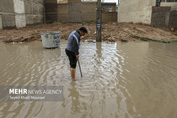 ابرهای سنگین بر فراز خوزستان؛ باران نوید می‌آورد، سیلاب تهدید
