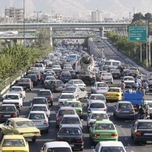وضعیت ترافیک صبحگاهی تهران و برخورد با خودروهای پلاک فرد