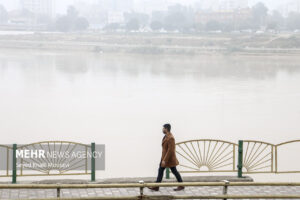 هوای ۱۳ شهر خوزستان در وضعیت قرمز و نارنجی قرار گرفت