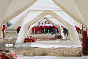 ۱۰ خانواده از اهالی روستای طولای قشم اسکان اضطراری داده شدند