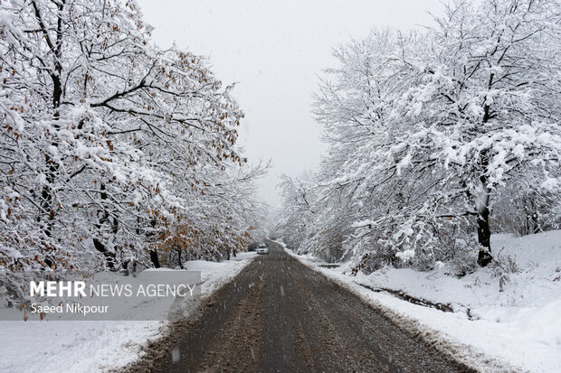 دادرس: ارتفاع برف در اشکورات رحیم‌آباد به ۶۰ سانتی‌ متر رسید