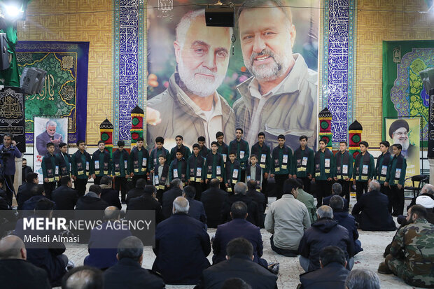 برگزاری مراسم دومین سالگرد شهید رضی موسوی در مهدیشهر