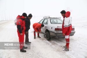 محبان: هلال‌احمر خراسان شمالی به ۹۳ گرفتار در کولاک برف امدادرسانی کرد