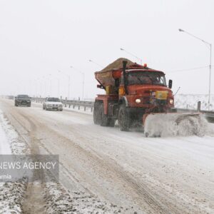 سرهنگ عبادی: جاده کندوان برفی و لغزنده است