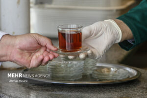 چایخانه رضوی در شب میلاد حضرت زهرا(س)