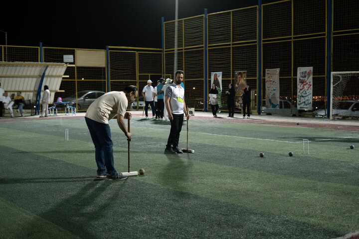 مسابقات کروکت استانی در بیرجند برگزار شد