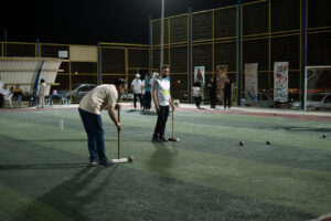 مسابقات کروکت استانی در بیرجند برگزار شد