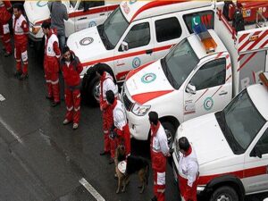 آماده‌باش کامل نیروهای هلال‌احمر شادگان در پی بارش باران