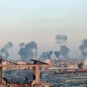 شنیده شدن صدای انفجارهای شدید در نوار غزه