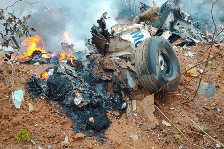 سقوط هواپیمای نظامی ایلیوشین ۷۶ در سودان؛ تمام خدمه جان باختند