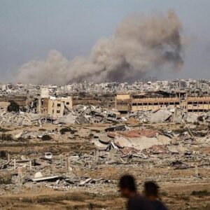 المیادین: منطقه شرق شهر غزه با خاک یکسان شده است