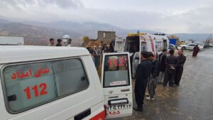 برخورد پژو با کامیون در محور آزادشهر-شاهرود ۵ مصدوم برجای گذاشت