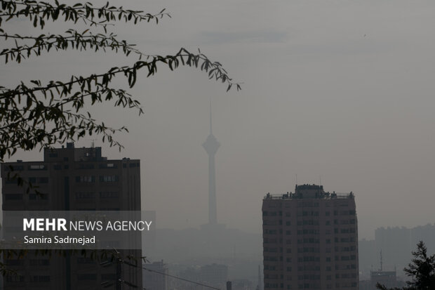 باران حریف آلودگی هوای تهران نشد