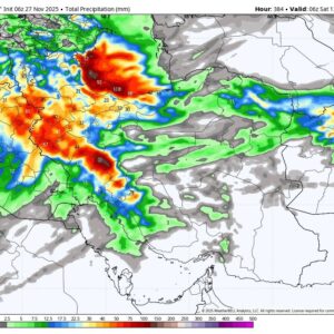 ورود سامانه بارشی جدید از یکشنبه