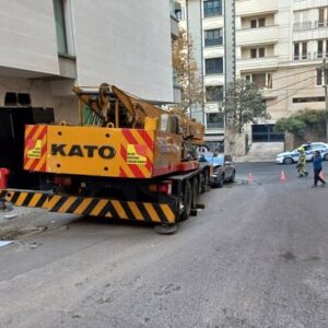 جرثقیل ۴۰ تنی قاچاق در اصفهان کشف شد