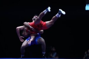 ۲ پیروزی کشتی‌گیران روس در فینال+ فیلم