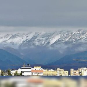 بارش برف پاییزی ارتفاعات رشته کوه بینالود را سفید پوش کرد