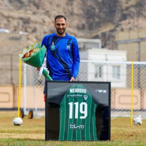 تقدیر باشگاه خیبر از مهرداد قنبری به پاس ۱۱۹ بازی