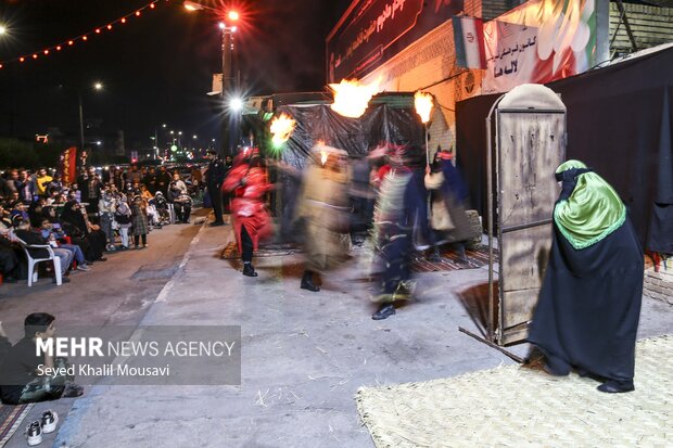 نمایش خیابانی شام شهادت حضرت ام البنین (س)