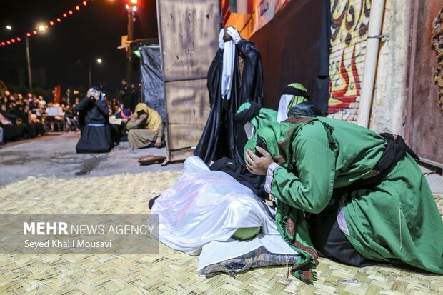 نمایش خیابانی شام شهادت حضرت ام البنین (س)