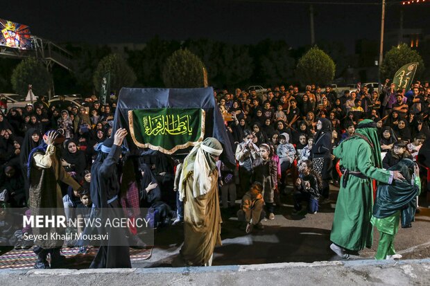 نمایش خیابانی شام شهادت حضرت ام البنین (س)