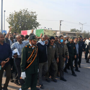 شهید گمنام ۲۳ ساله مهمان منطقه یکم نیروی دریایی سپاه شد