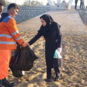 ساحل گناوه پاکسازی شد