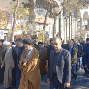 وداع دامغان با دو مهمان آسمانی؛ خاکسپاری شهدا در روز وفات ام‌البنین