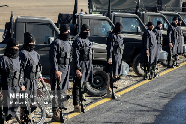 نمایش قدرت همکاری شانگهای علیه تروریسم در شبستر