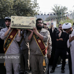 آغاز آیین تشییع و تدفین شهید گمنام دفاع مقدس در سیریک