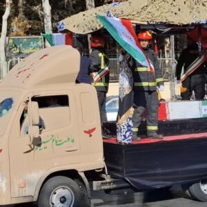 خاکسپاری باشکوه شهید گمنام به همت کارکنان شهرداری شاهرود