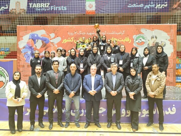 کسب مقام سوم بانوان ووشوکار آذربایجان شرقی در مسابقات قهرمانی کشور