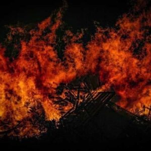 آتش سوزی در باغ‌های مرکبات نراب جیرفت؛ اعزام نیروهای امدادی به منطقه