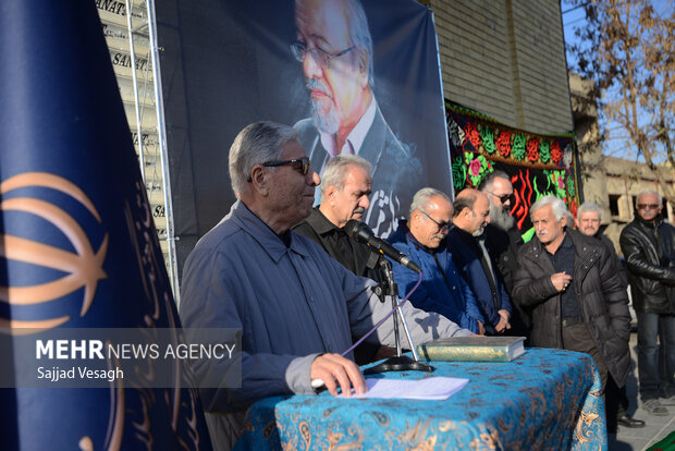 بدرقه و خاکسپاری استاد میرهاشم میری در همدان