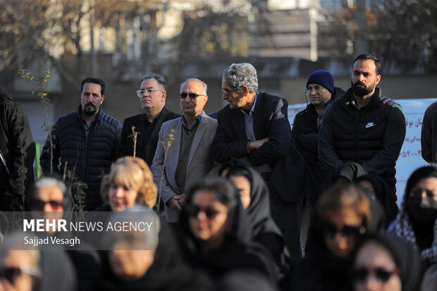 بدرقه و خاکسپاری استاد میرهاشم میری در همدان