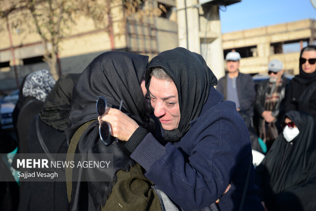 بدرقه و خاکسپاری استاد میرهاشم میری در همدان