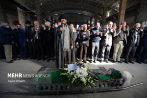 بدرقه و خاکسپاری استاد میرهاشم میری در همدان