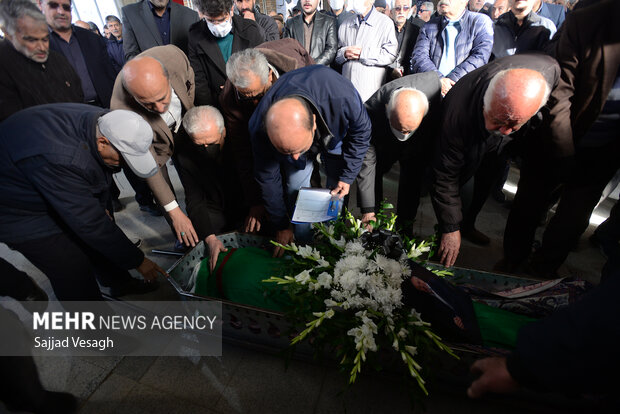 بدرقه و خاکسپاری استاد میرهاشم میری در همدان