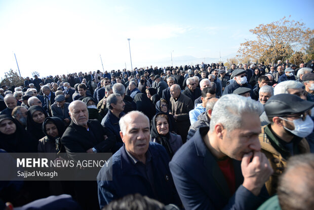 بدرقه و خاکسپاری استاد میرهاشم میری در همدان