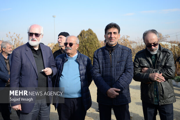 بدرقه و خاکسپاری استاد میرهاشم میری در همدان