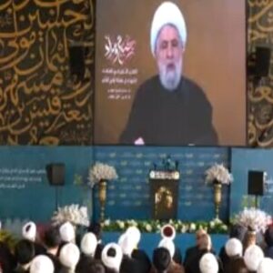 سخنرانی شیخ نعیم قاسم آغاز شد