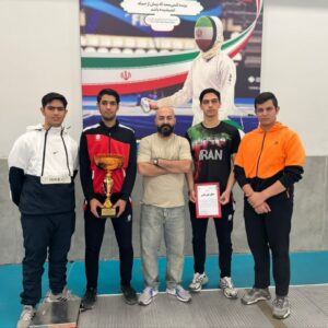 کسب مقام سوم تیم شمشیربازی خراسان جنوبی در مسابقات لیگ دسته اول کشور